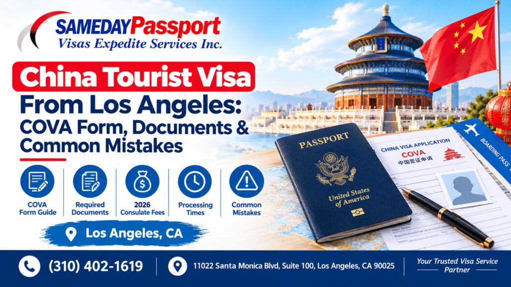 China tourist visa application guide for Los Angeles travelers in 2026