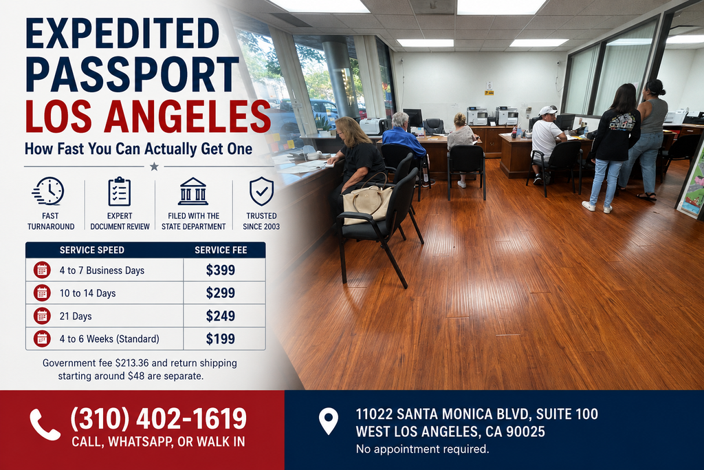 Expedited Passport Los Angeles