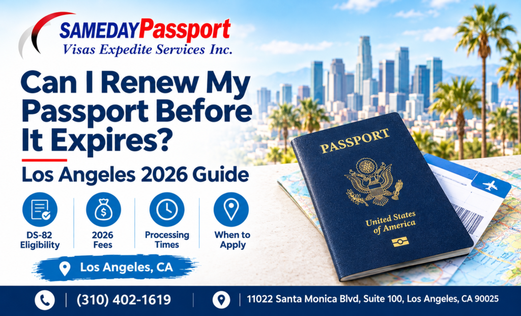 Renew passport before expiration guide for Los Angeles travelers in 2026
