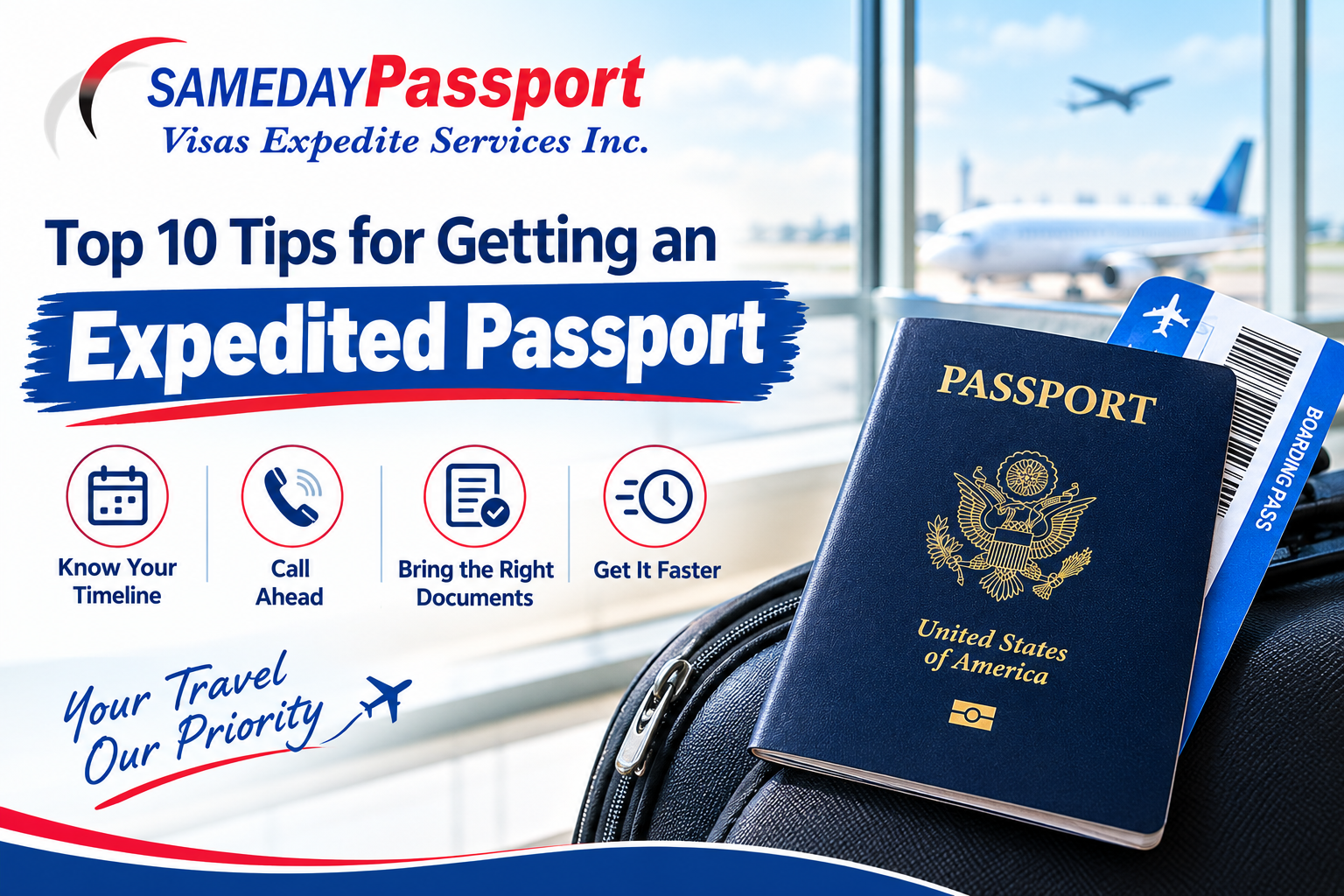 Expedited passport tips from Sameday Passport & Visa
