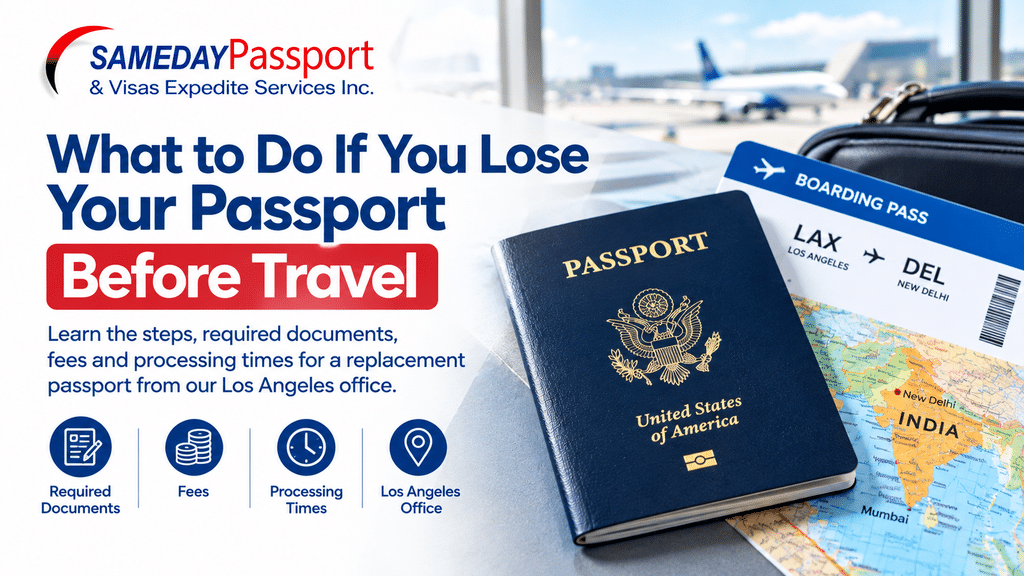 lost passport before international travel